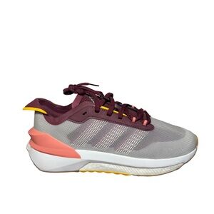 adidas Women's Sneakers in Burgundy, Pink, and Gray